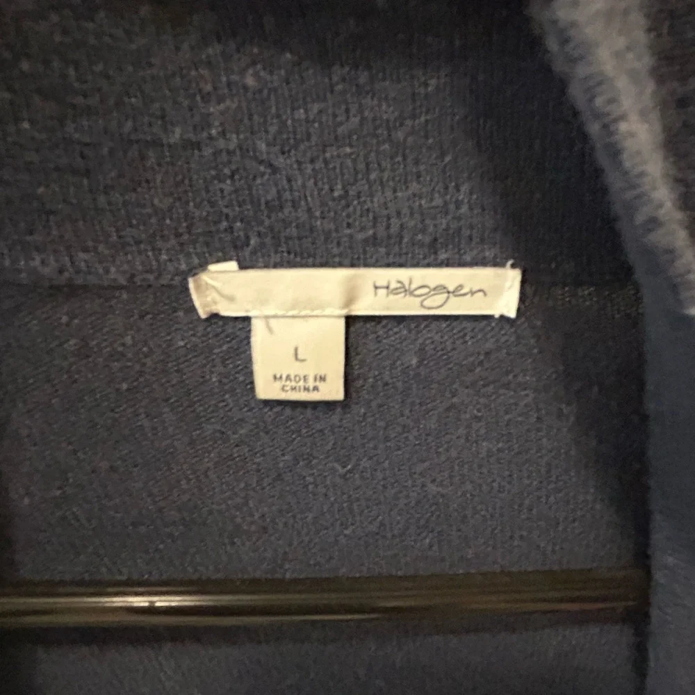 Navy Blue Cardigan Sweater‎